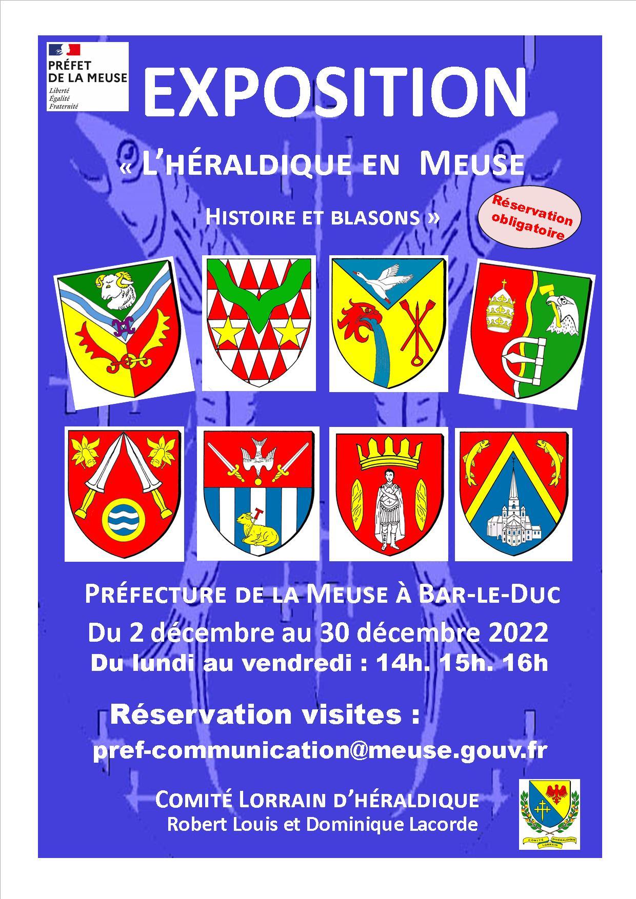Affiche expo heraldique meuse