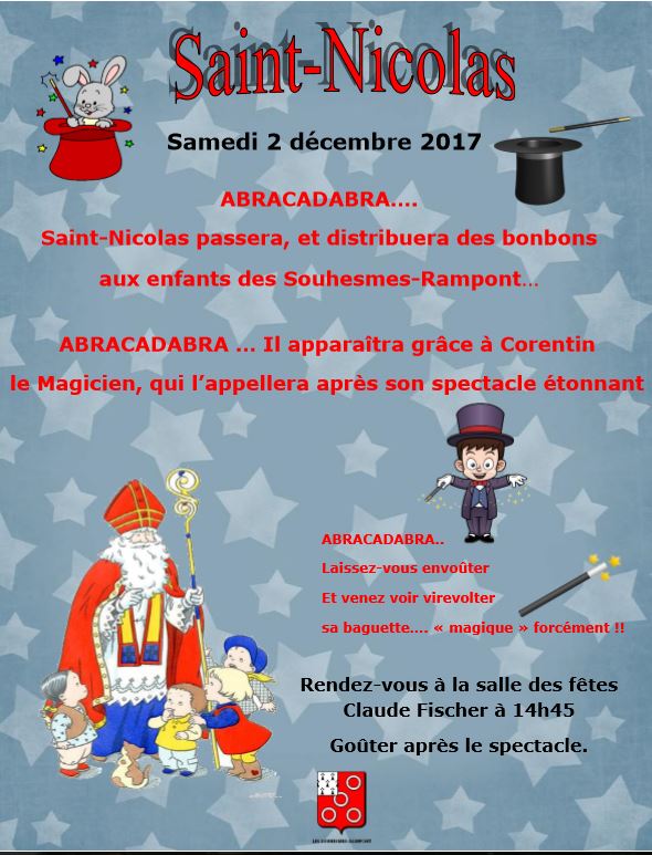 Affiche saint nicolas 2017